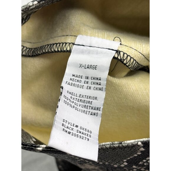 Thread & Supply Snake Print Straight Skirt Knee Length X-Large Black Gray White - Picture 5 of 6